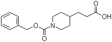 structure of CAS# 63845-33-0, N-Cbz-4-piperidinepropionic acid