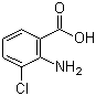 structure of CAS# 6388-47-2, 2-Amino-3-chlorobenzoic acid