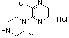 CAS # 639029-52-0, (2R)-1-(3-Chloro-2-pyrazinyl)-2-methylpiperazine hydrochloride