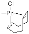 structure of CAS# 63936-85-6, Cyclooctadienylmethylpalladium chloride