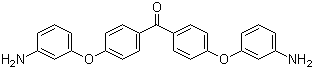structure of CAS# 63948-92-5, 4,4'-Bis(3-aminophenoxy)benzophenone