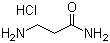 structure of CAS# 64017-81-8, 3-Aminopropanamide hydrochloride