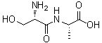 structure of CAS# 6403-17-4, L-Seryl-L-alanine