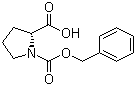N-Benzyloxycarbonyl-D-proline molecular structure (CAS 6404-31-5)