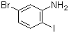 5-Bromo-2-iodoaniline molecular structure (CAS 64085-52-5)