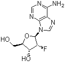 structure of CAS# 64183-27-3, 2'-Fluoro-2'-deoxyadenosine