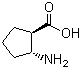(1S,2S)-(-)-2-Amino-1-cyclopentanecarboxylic acid molecular structure (CAS 64191-13-5)