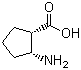 (1S,2R)-2-氨基环戊烷甲酸分子结构 (CAS 64191-14-6)