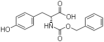 N-Benzyloxycarbonyl-D-tyrosine molecular structure (CAS 64205-12-5)