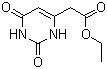 (2,6-Dioxo-1,2,3,6-tetrahydropyrimidin-4-yl)acetic acid ethyl ester molecular structure (CAS 6426-84-2)