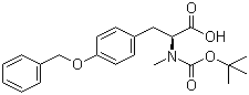 structure of CAS# 64263-81-6, Boc-N-alpha-methyl-O-benzyl-L-tyrosine