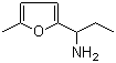 1-(5-Methylfuran-2-yl)propylamine molecular structure (CAS 64271-00-7)