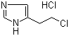 structure of CAS# 6429-10-3, 5-(2-氯乙基)-1H-咪唑盐酸盐