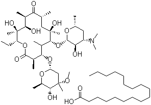 硬脂酸红霉素分子结构 (CAS 643-22-1)