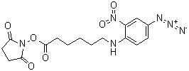 CAS 登录号：64309-05-3, N-琥珀酰亚胺基 6-(4-叠氮基-2-硝基苯胺基)己酸酯