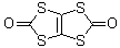 1,3,4,6-四硫杂并环戊二烯-2,5-二酮分子结构 (CAS 64394-45-2)