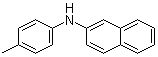 structure of CAS# 644-16-6, N-(p-Tolyl)-2-naphthylamine