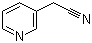 structure of CAS# 6443-85-2, 3-Pyridineacetonitrile