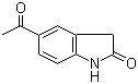 structure of CAS# 64483-69-8, 5-乙酰基吲哚-2-酮