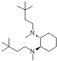 structure of CAS# 644958-86-1, (1R,2R)-1,2-二[(3,3-二甲基丁基)(甲基)氨基]环己烷