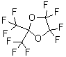 4,4,5,5-Tetrafluoro-2,2-bis(trifluoromethyl)-1,3-dioxolane molecular structure (CAS 64499-64-5)