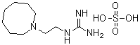 structure of CAS# 645-43-2, Guanethidine monosulfate