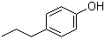 4-丙基苯酚分子结构 (CAS 645-56-7)