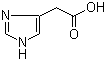 咪唑-4-乙酸分子结构 (CAS 645-65-8)