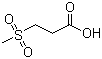 3-(Methylsulfonyl)propanoic acid molecular structure (CAS 645-83-0)