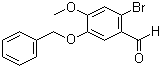 2-Bromo-4-methoxy-5-(benzyloxy)benzaldehyde molecular structure (CAS 6451-86-1)