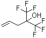 structure of CAS# 646-97-9, 1,1,1-Trifluoro-2-(trifluoromethyl)pent-4-en-2-ol