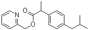 structure of CAS# 64622-45-3, Pimeprofen