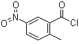 2-甲基-5-硝基苯甲酰氯分子结构 (CAS 64688-68-2)