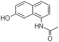 1-Acetamido-7-hydroxynaphthalene  molecular structure (CAS 6470-18-4)
