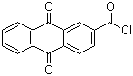 structure of CAS# 6470-87-7, 2-Anthraquinonecarbonyl chloride