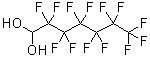 2,2,3,3,4,4,5,5,6,6,7,7,7-十三氟-1,1-庚二醇分子结构 (CAS 64739-16-8)