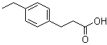 structure of CAS# 64740-36-9, 4-Ethylbenzenepropanoic acid