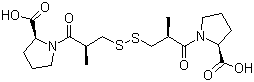 structure of CAS# 64806-05-9, Captopril disulfide