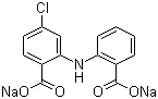 structure of CAS# 64808-48-6, Lobenzarit disodium salt