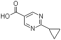 structure of CAS# 648423-79-4, 2-Cyclopropylpyrimidine-5-carboxylic acid