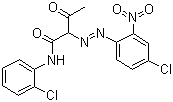 structure of CAS# 6486-23-3, Pigment Yellow 3