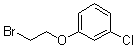 3-(2-溴乙氧基)氯苯分子结构 (CAS 6487-84-9)