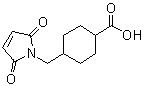 N-(4-羧基环己基甲基)马来酰亚胺分子结构 (CAS 64987-82-2)