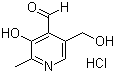 structure of CAS# 65-22-5, Pyridoxal hydrochloride