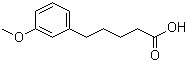 3-甲氧基苯戊酸分子结构 (CAS 6500-64-7)