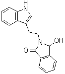 CAS 登录号：65020-18-0, 2,3-二氢-3-羟基-2-[2-(1H-吲哚-3-基)乙基]-1H-异吲哚-1-酮
