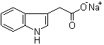 3-吲哚乙酸钠分子结构 (CAS 6505-45-9)