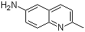 2-甲基喹啉-6-胺分子结构 (CAS 65079-19-8)