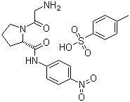 structure of CAS# 65096-46-0, Glycyl-N-(4-nitrophenyl)-L-prolinamide 4-methylbenzenesulfonate