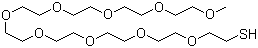 structure of CAS# 651042-84-1, 2,5,8,11,14,17,20,23,26-Nonaoxaoctacosane-28-thiol
